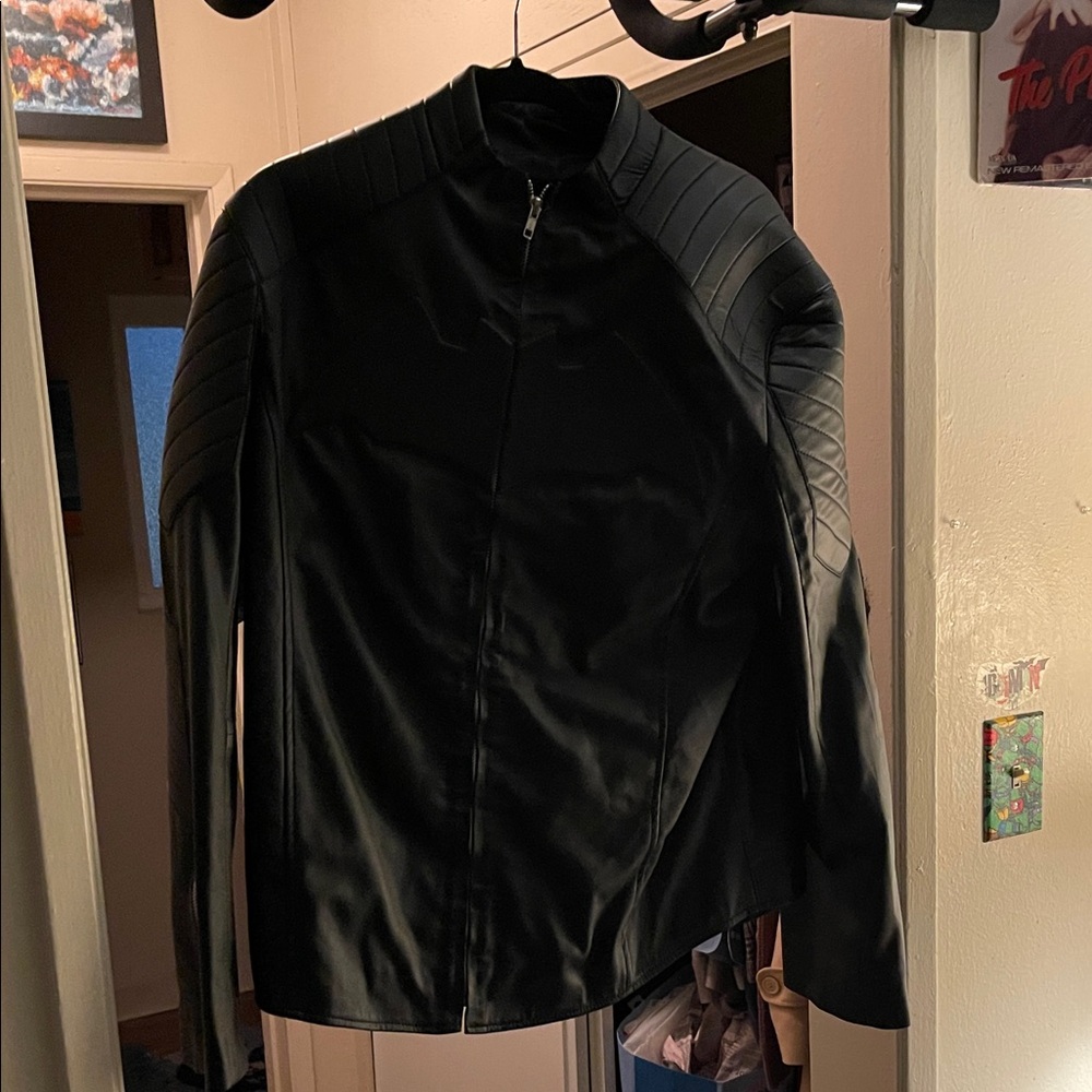 Batman Black Faux Leather Jacket